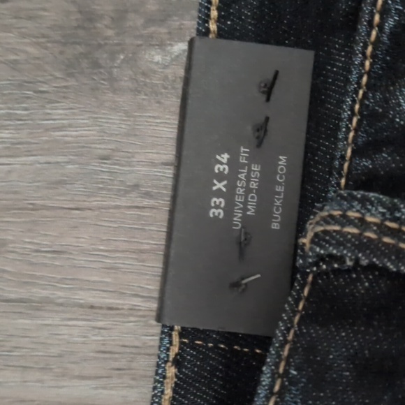 NEW Buckle BLACK Fit 53 Mid Rise Flare Jeans Sz 33x34 NWT Midrise Tall - Picture 8 of 12